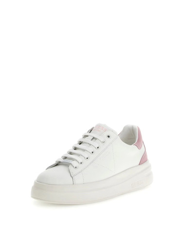 GUESS ELBINA Sneakers - White with Pink Details